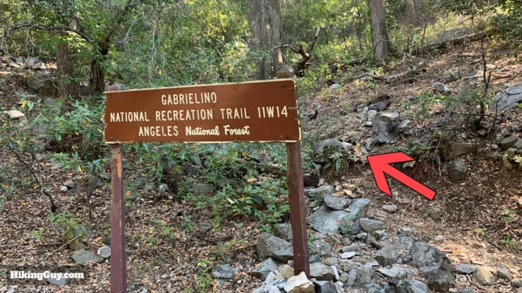 Gabrielino Trail Eastbound Directions 55