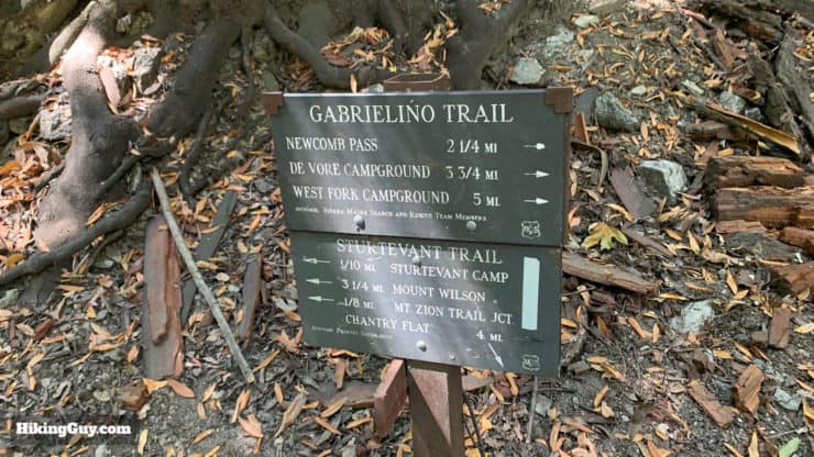 Gabrielino Trail Eastbound Directions 61