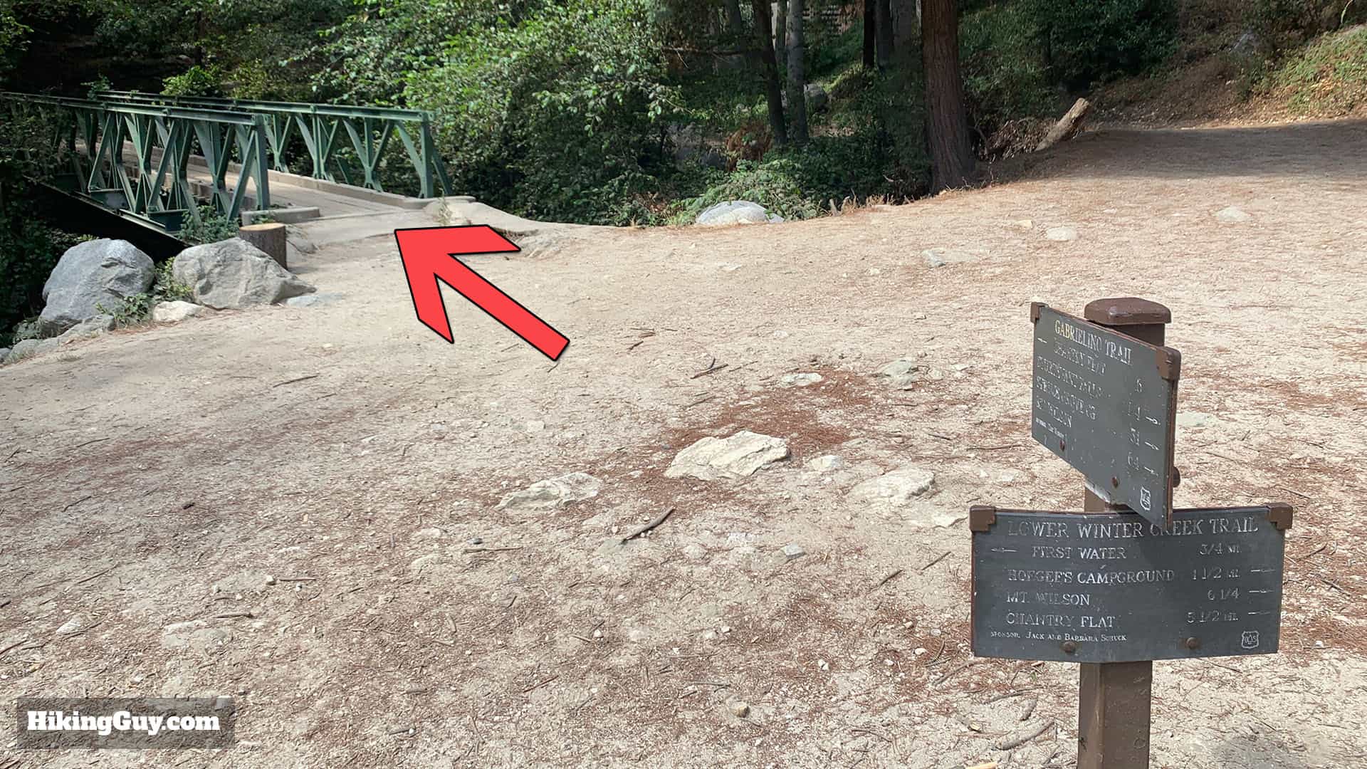 Gabrielino Trail Eastbound Directions 71