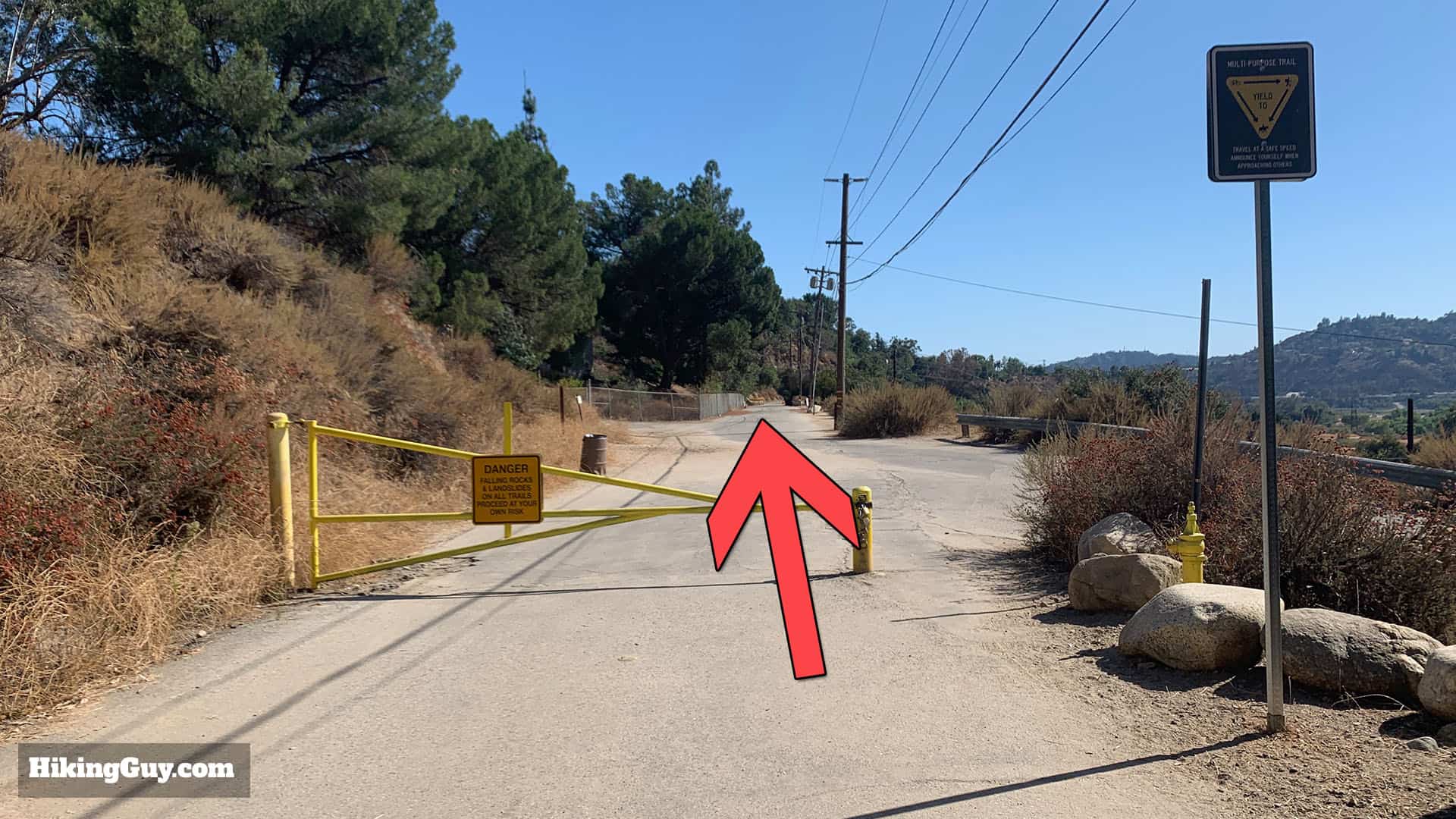 Gabrielino Trail Westbound Directions 103