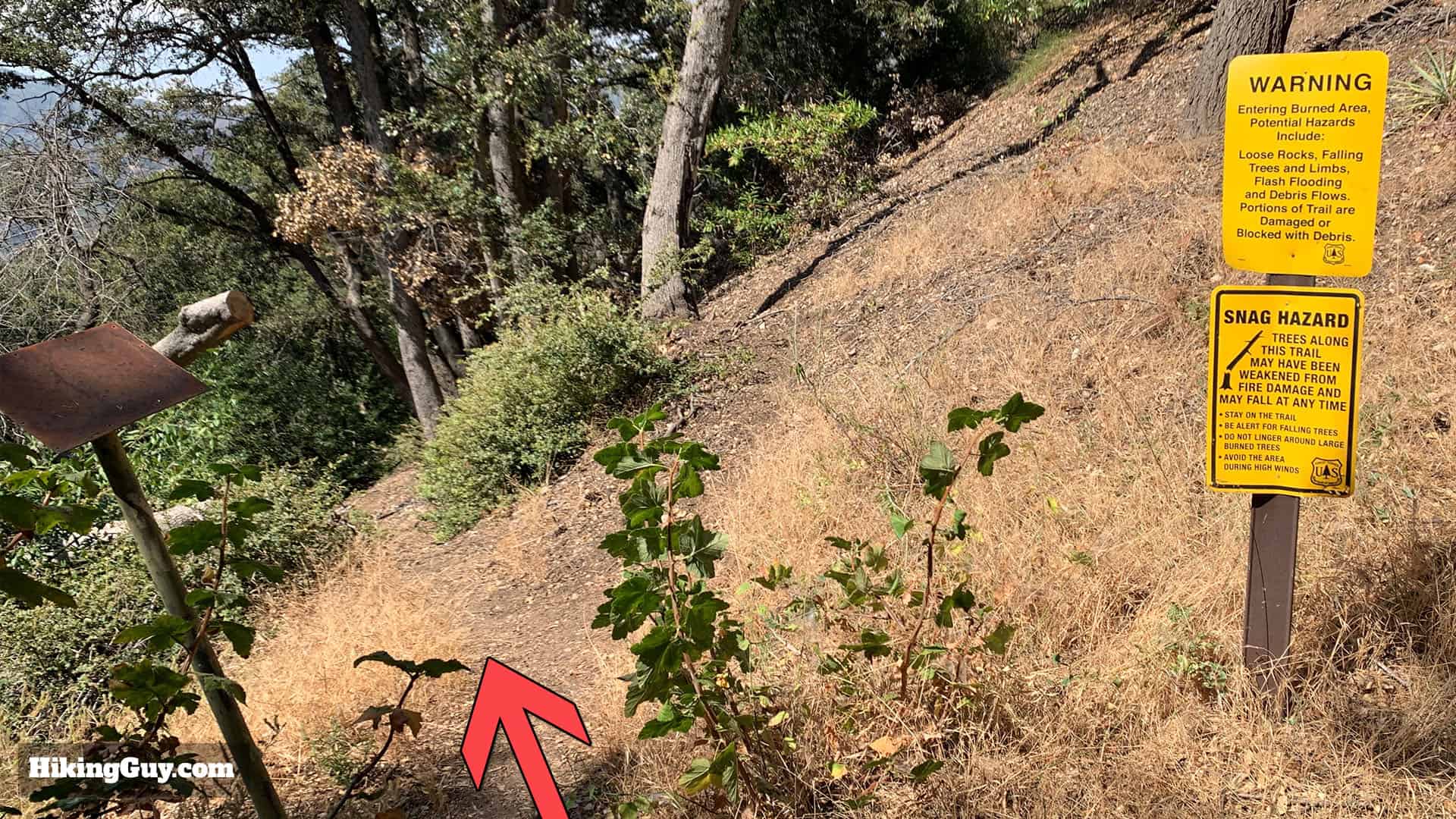 Gabrielino Trail Westbound Directions 29