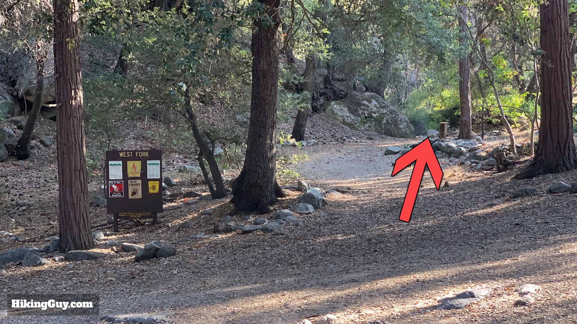 Gabrielino Trail Westbound Directions 48