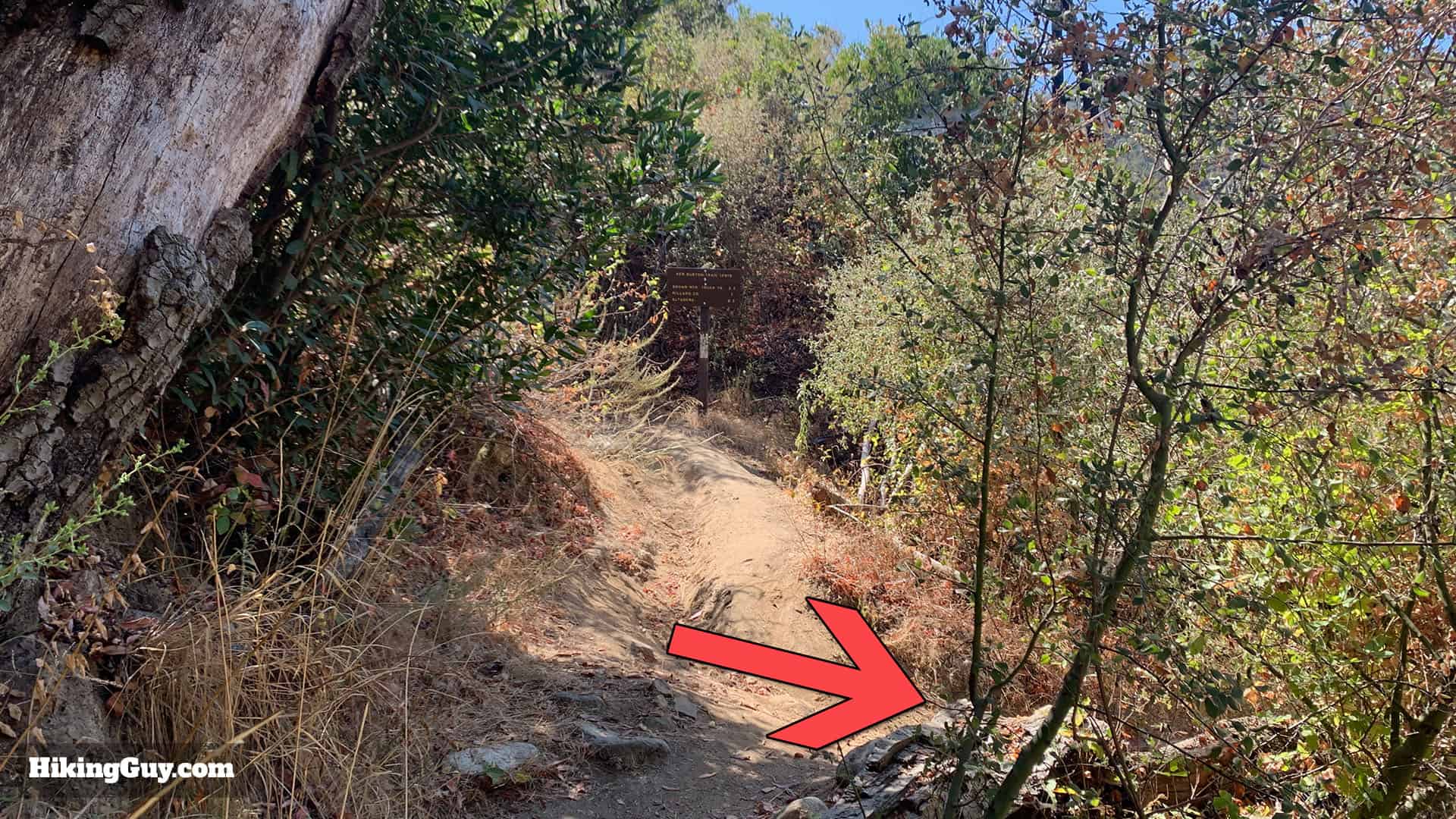 Gabrielino Trail Westbound Directions 90