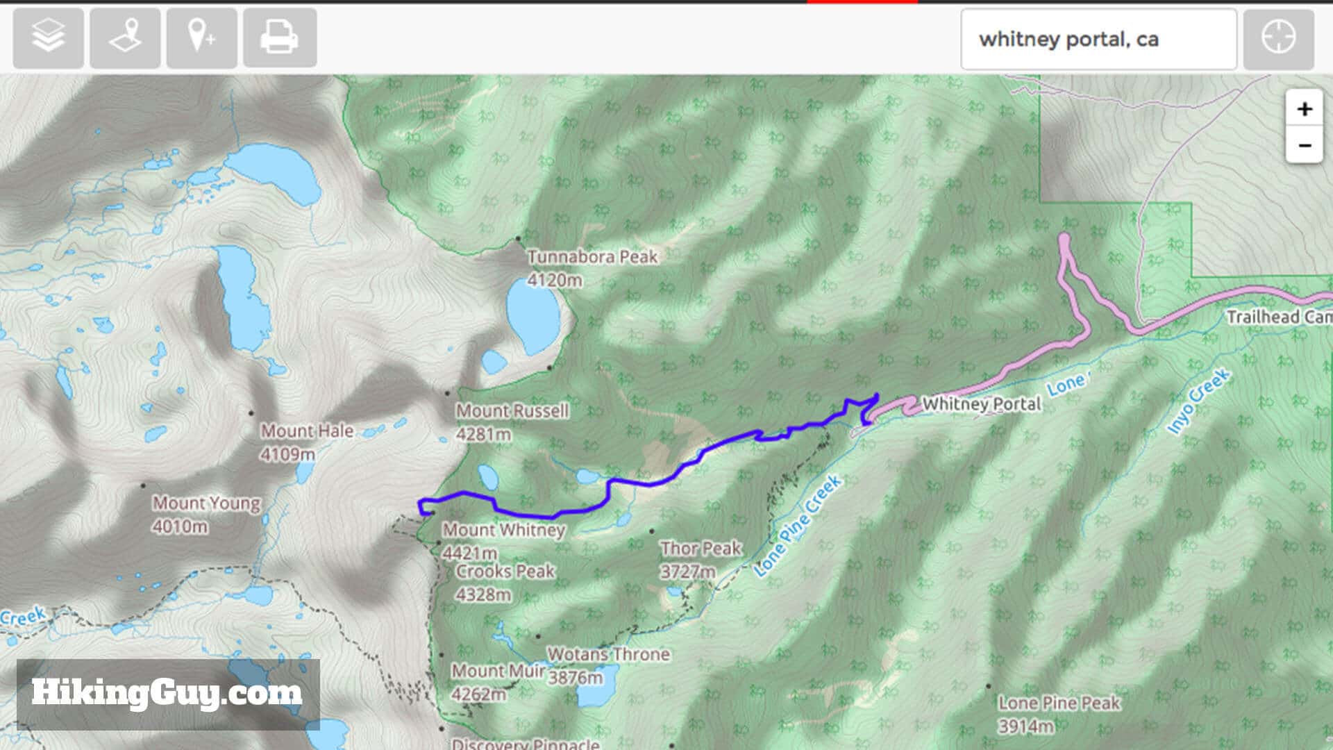 gaia gps creating hiking track
