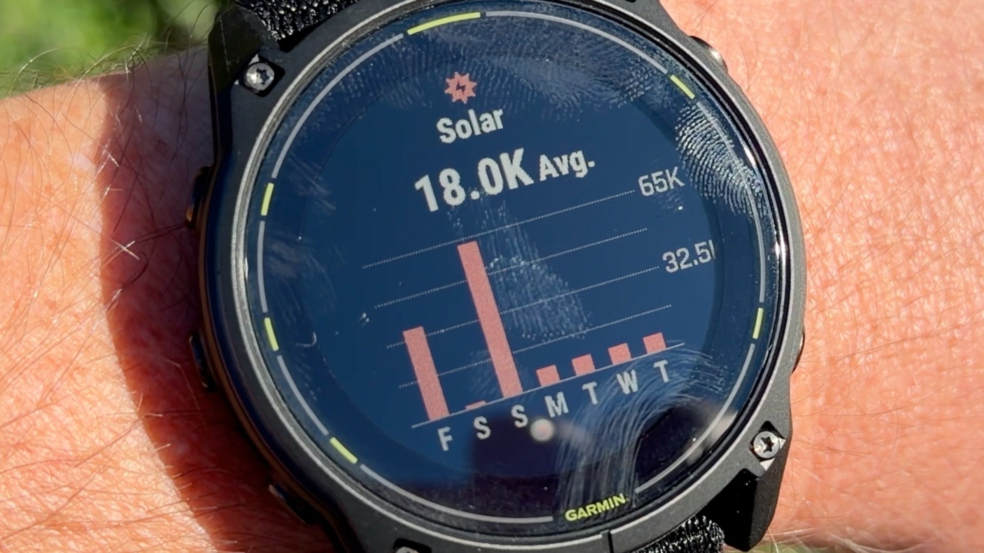 Garmin Enduro 3 Review Solar Screen