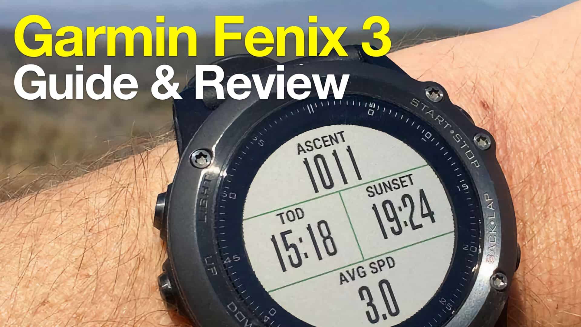 Rindende Afdeling Es Garmin Fenix 3 Hiking GPS Review - HikingGuy.com
