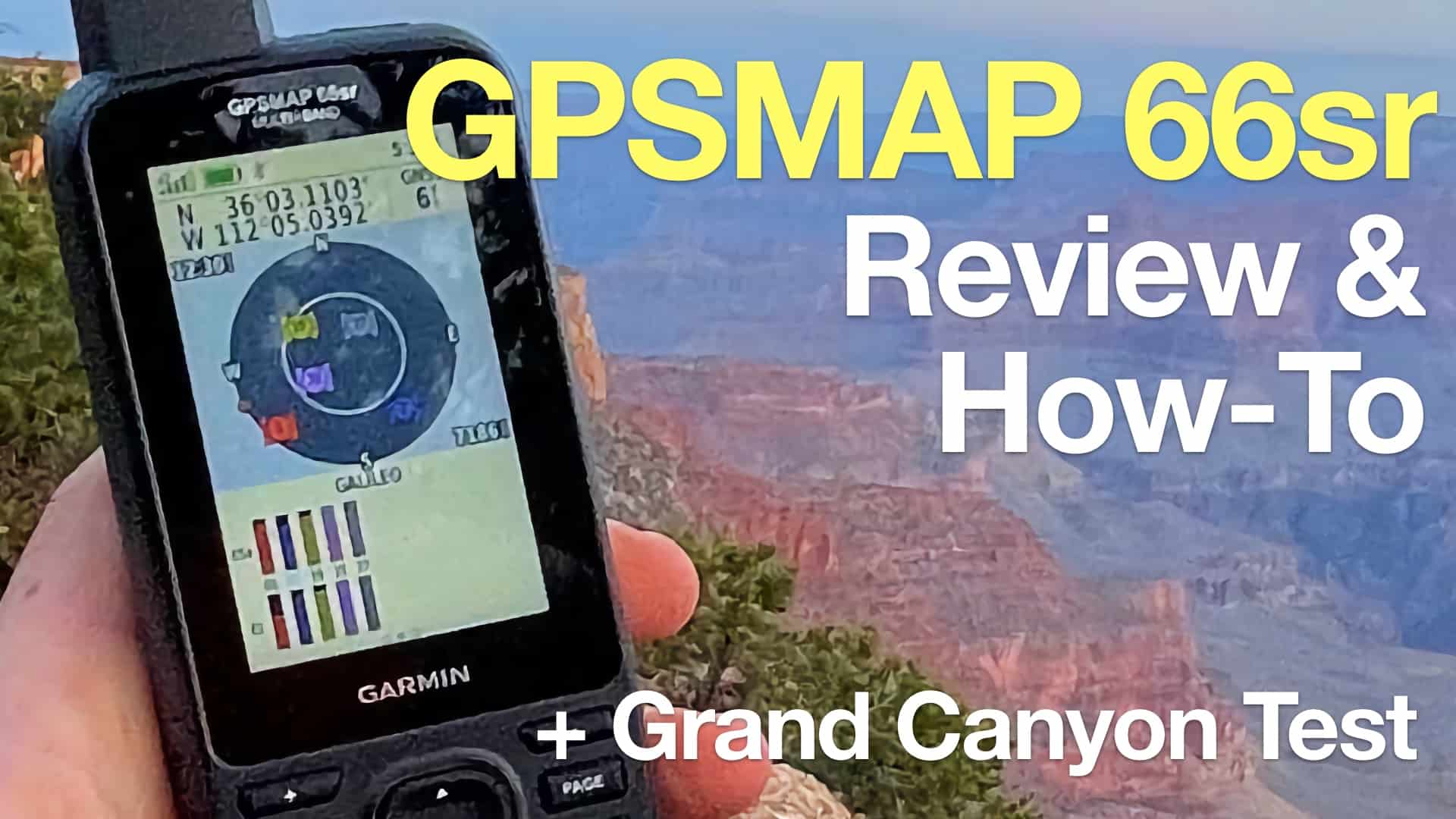 Garmin GPSMAP 66sr Review Test - HikingGuy.com