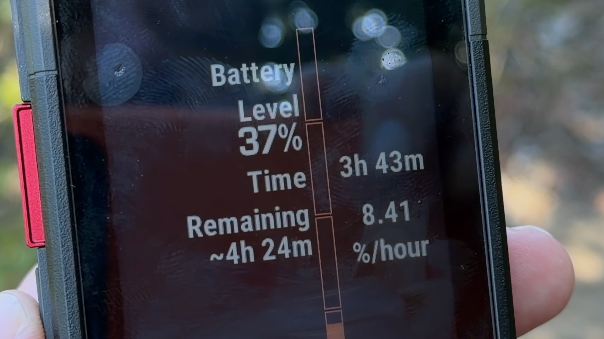 Garmin Gpsmap H1 Battery Screen