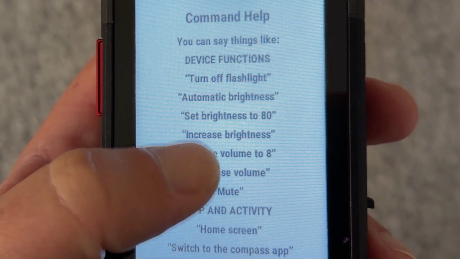 Garmin Gpsmap H1 Voice Commands