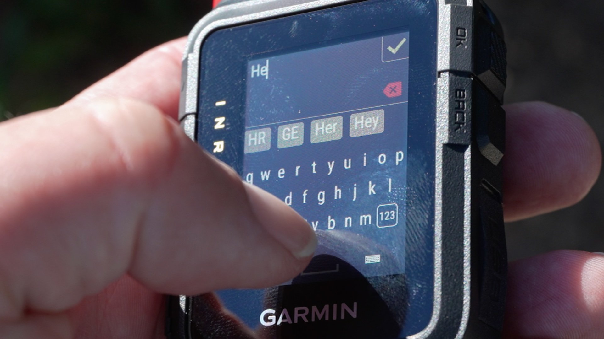 Garmin Inreach Mini 3 Plus Keyboard