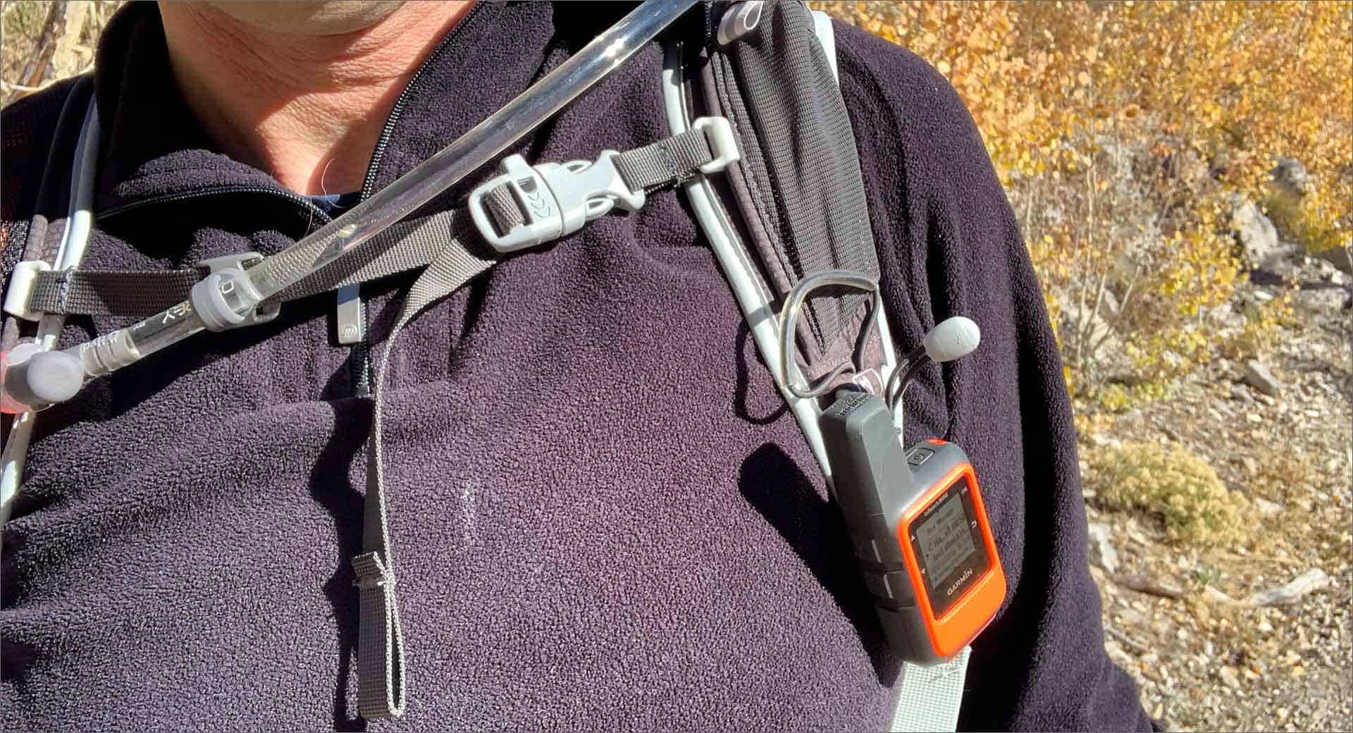 Garmin Inreach Mini Mounted
