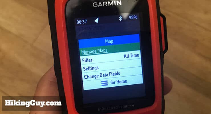 garmin inreach review maps