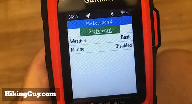 garmin inreach review weather