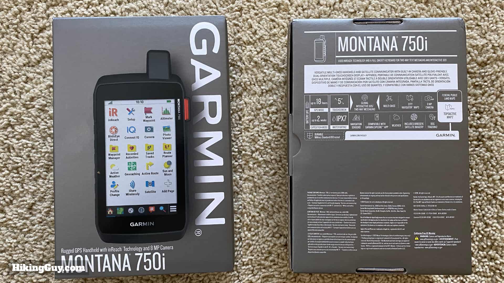 Garmin Montana 750 Unboxing 1