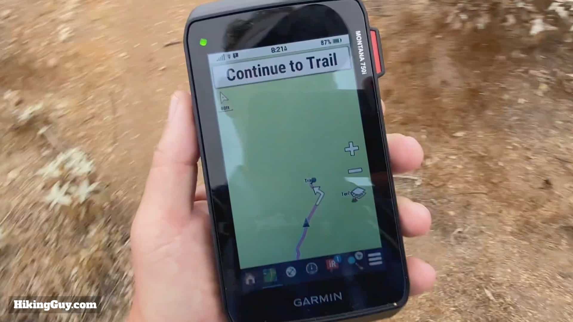 Garmin Montana Hiking Navigation
