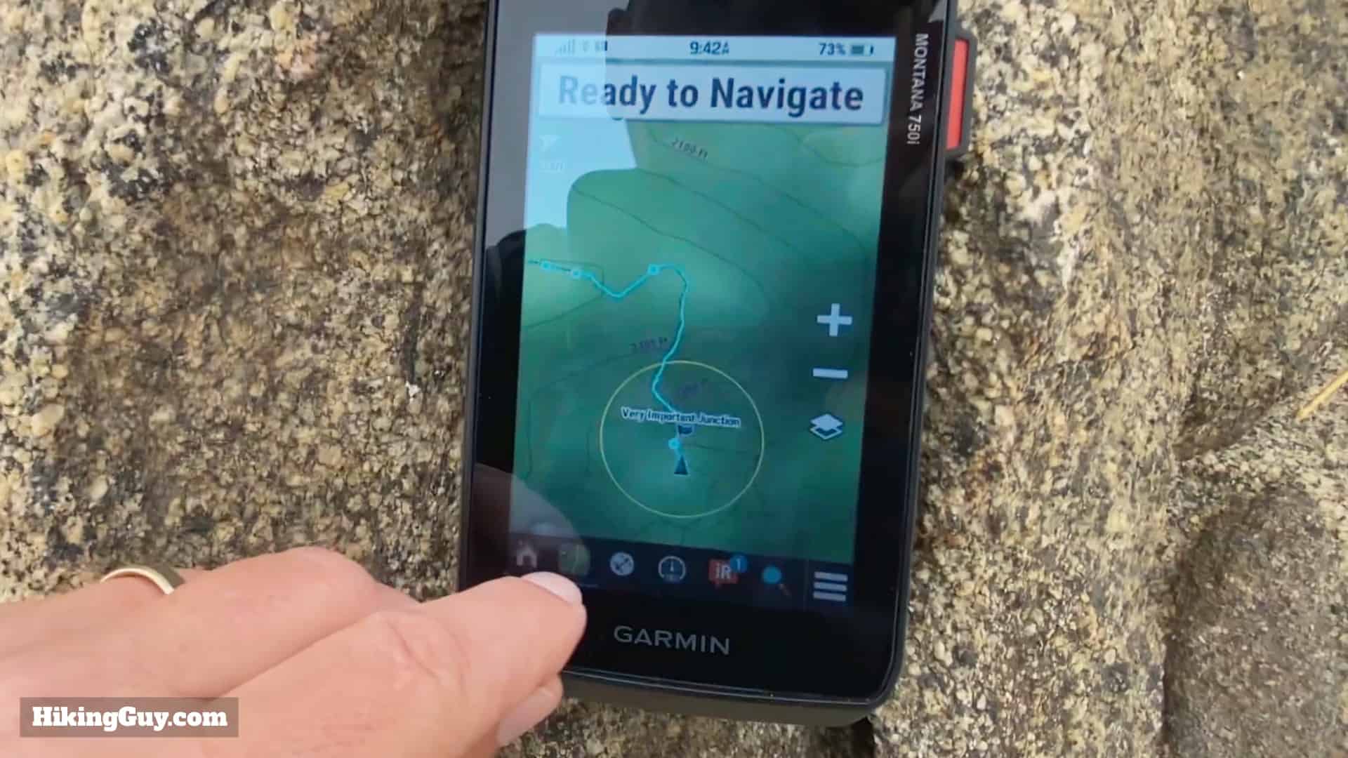 Garmin Montana Proximity Alert