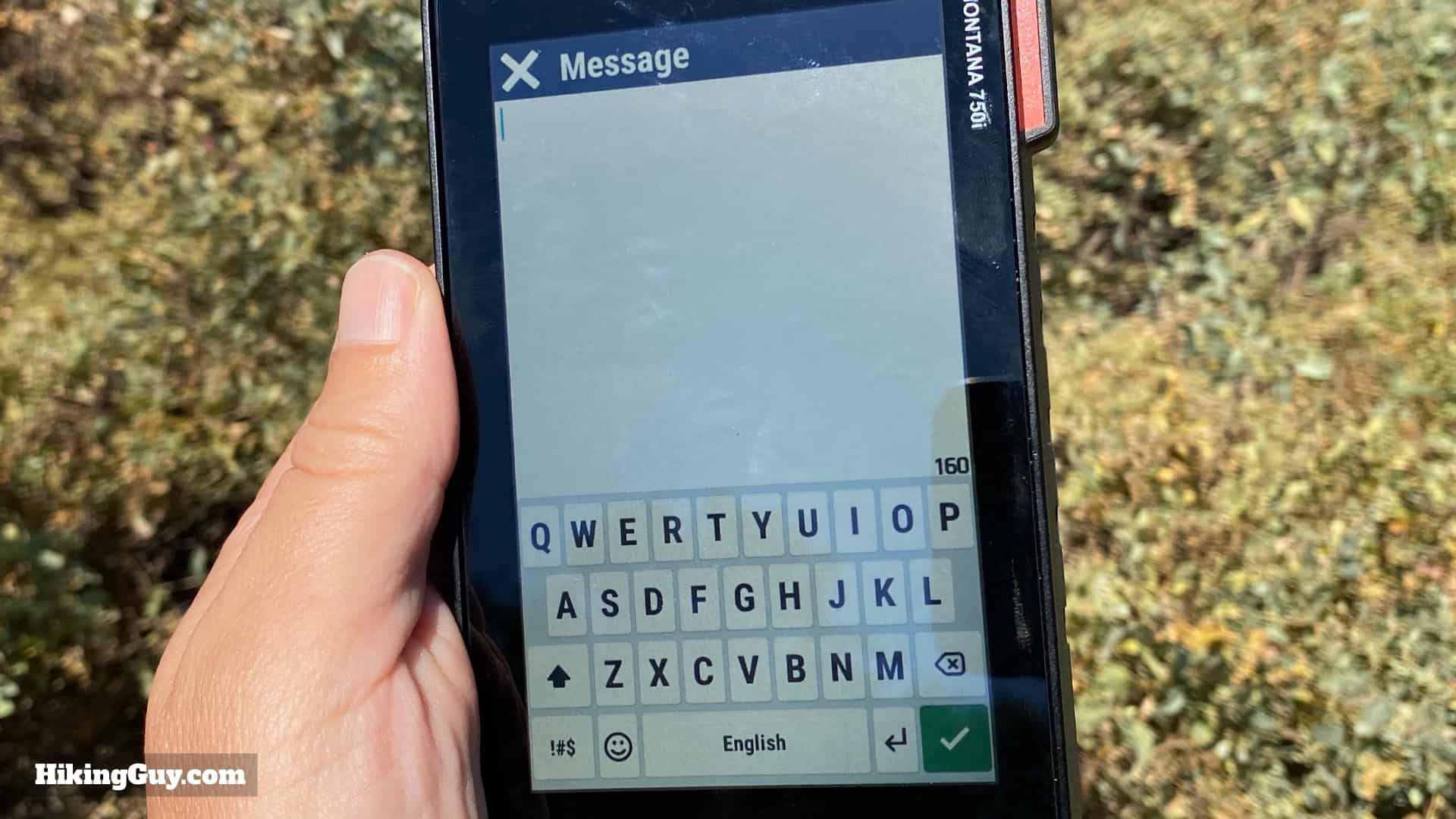 Garmin Montana Querty Keyboard