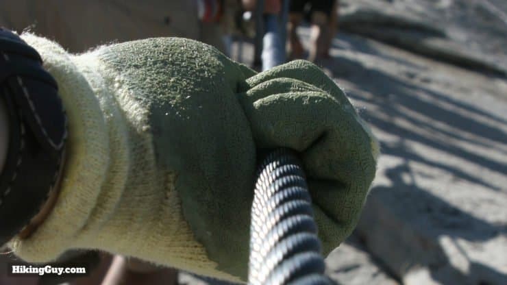 Gloves Gripping Cables