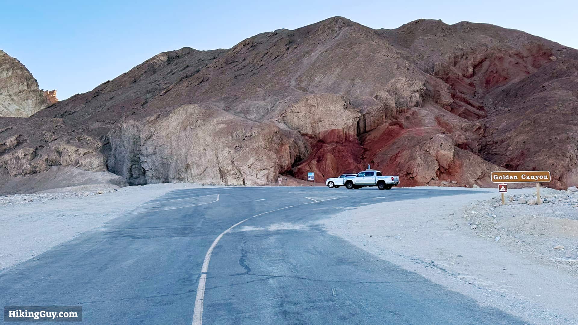 Godlen Canyon Parking Lot