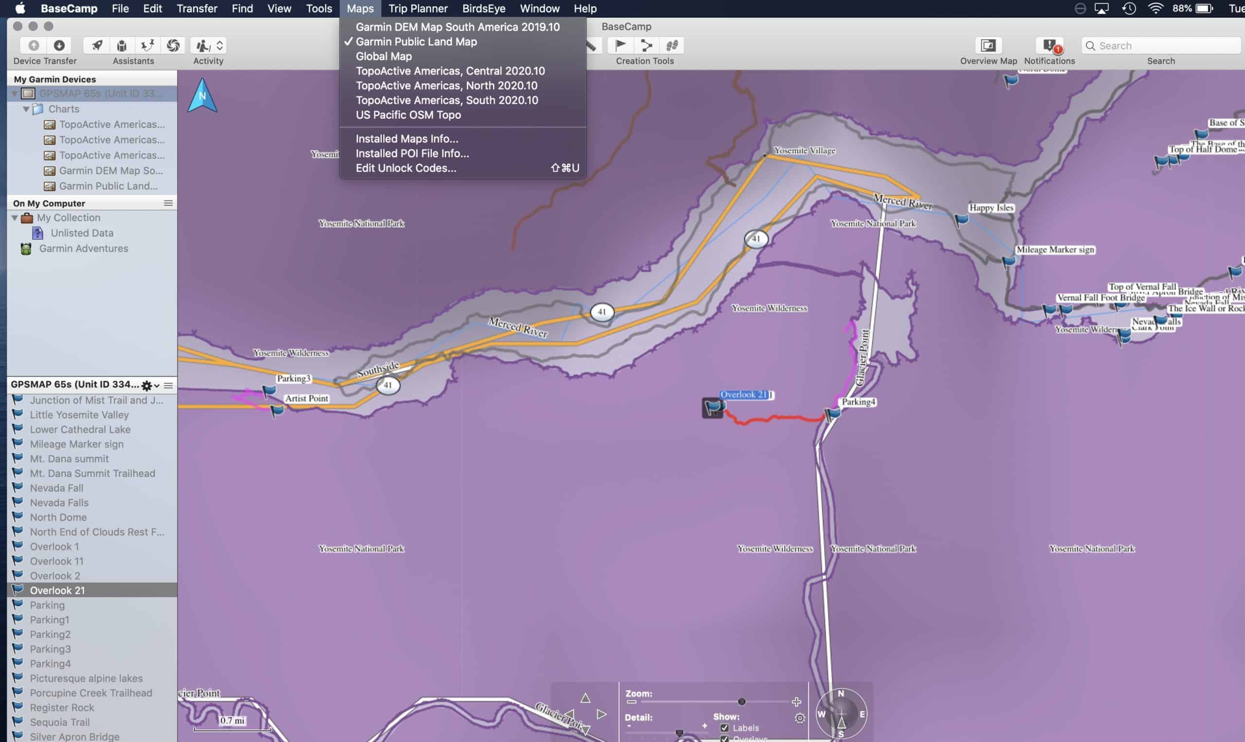 Gpsmap 65 Basecamp Public Land
