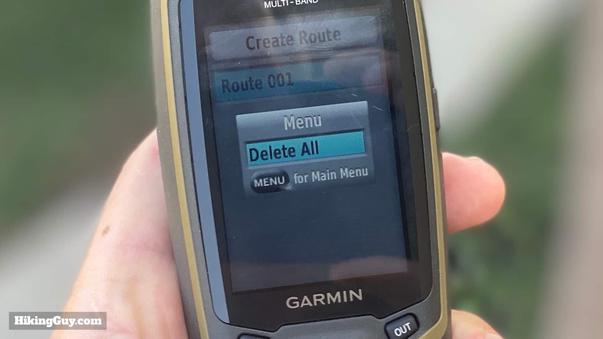 Gpsmap 65 Sub Menu
