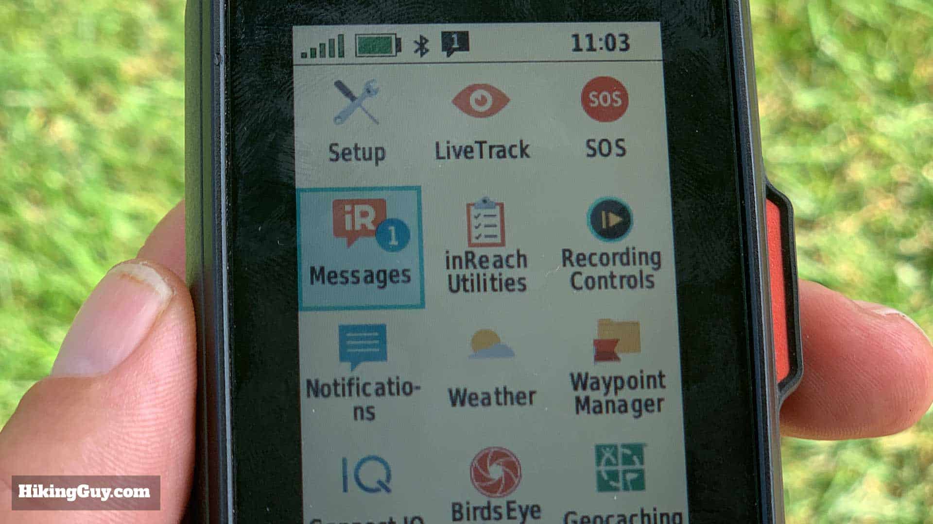 Gpsmap 66i Incoming Message