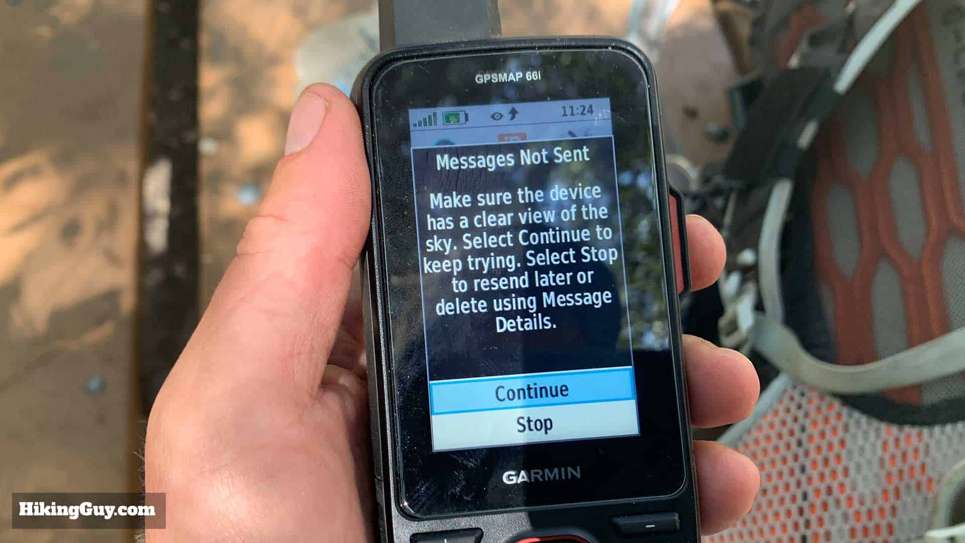 Gpsmap 66i Message Not Sent