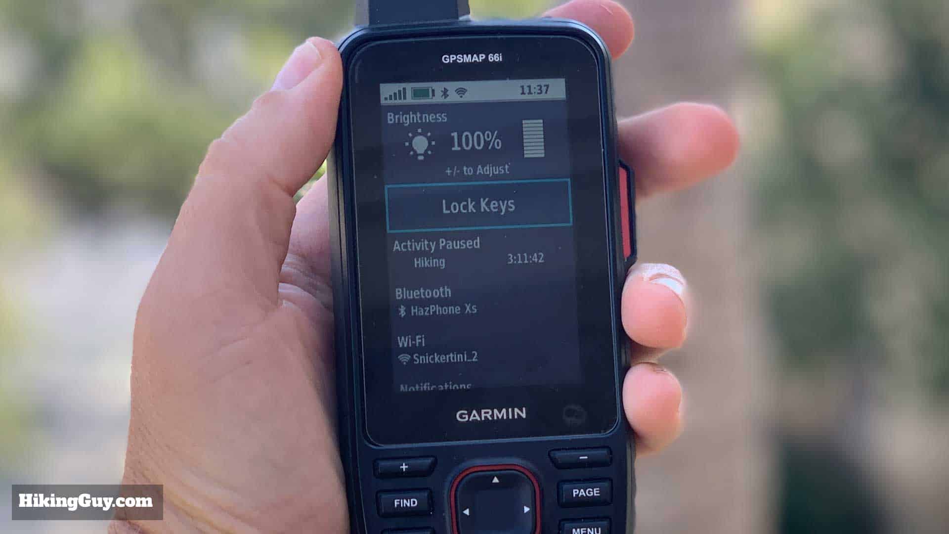 Gpsmap 66i Power Button