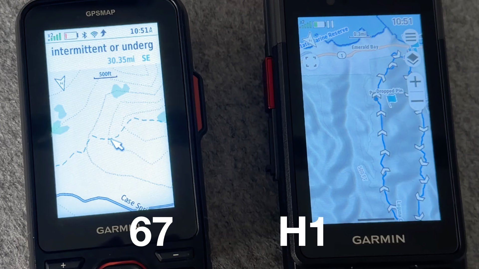 Gpsmap H1 Vs 67 Screen