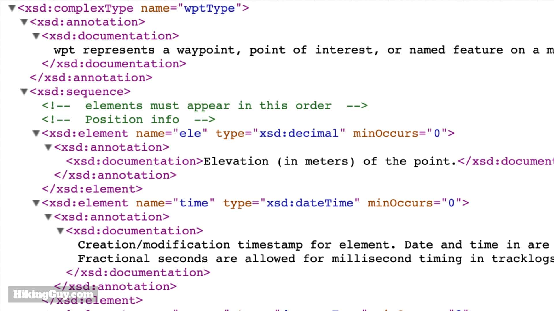 Gpx File Documentation