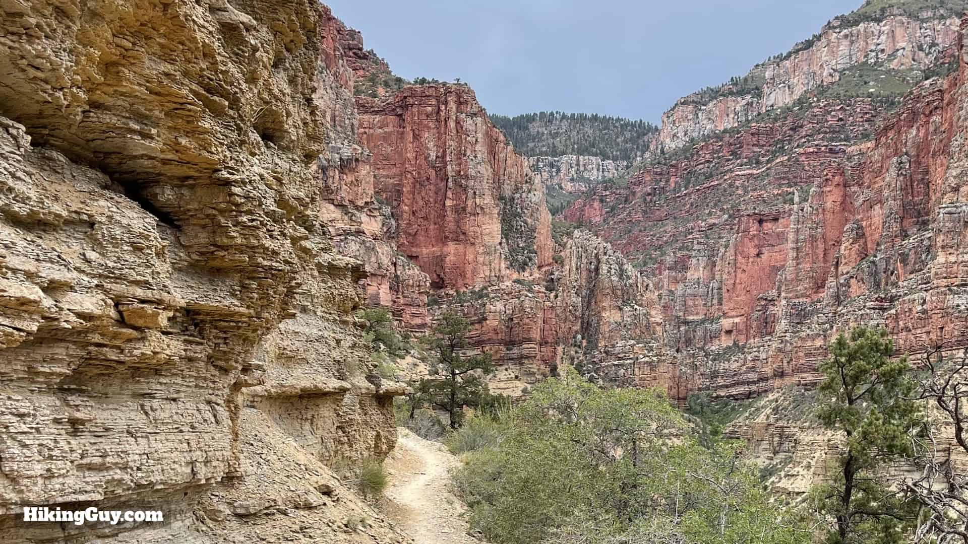 Grand Canyon Rim To Rim South North Directions 58
