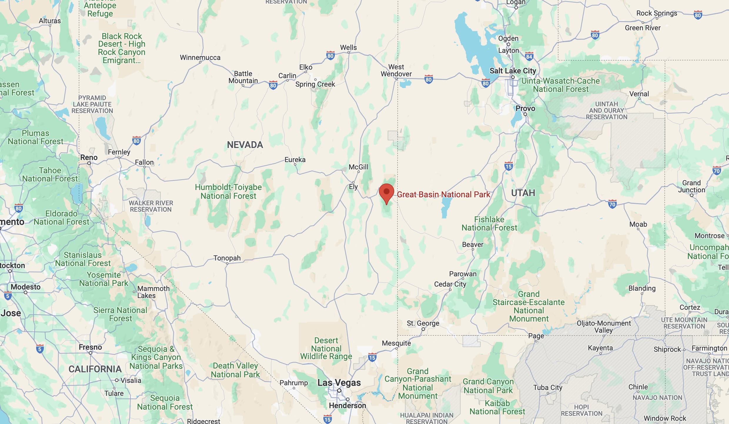 Great Basin National Park Location