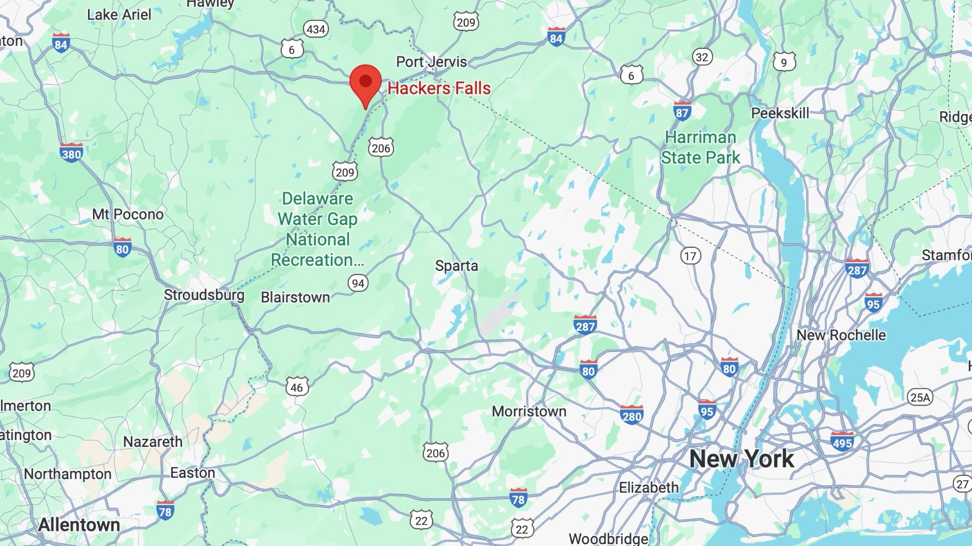 Hackers Falls Location