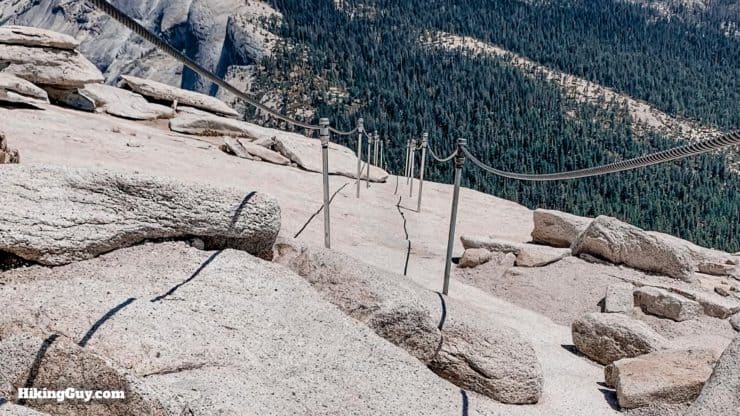 Half Dome Cables From Top