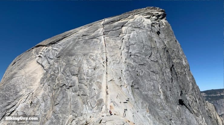 Half Dome Cables View