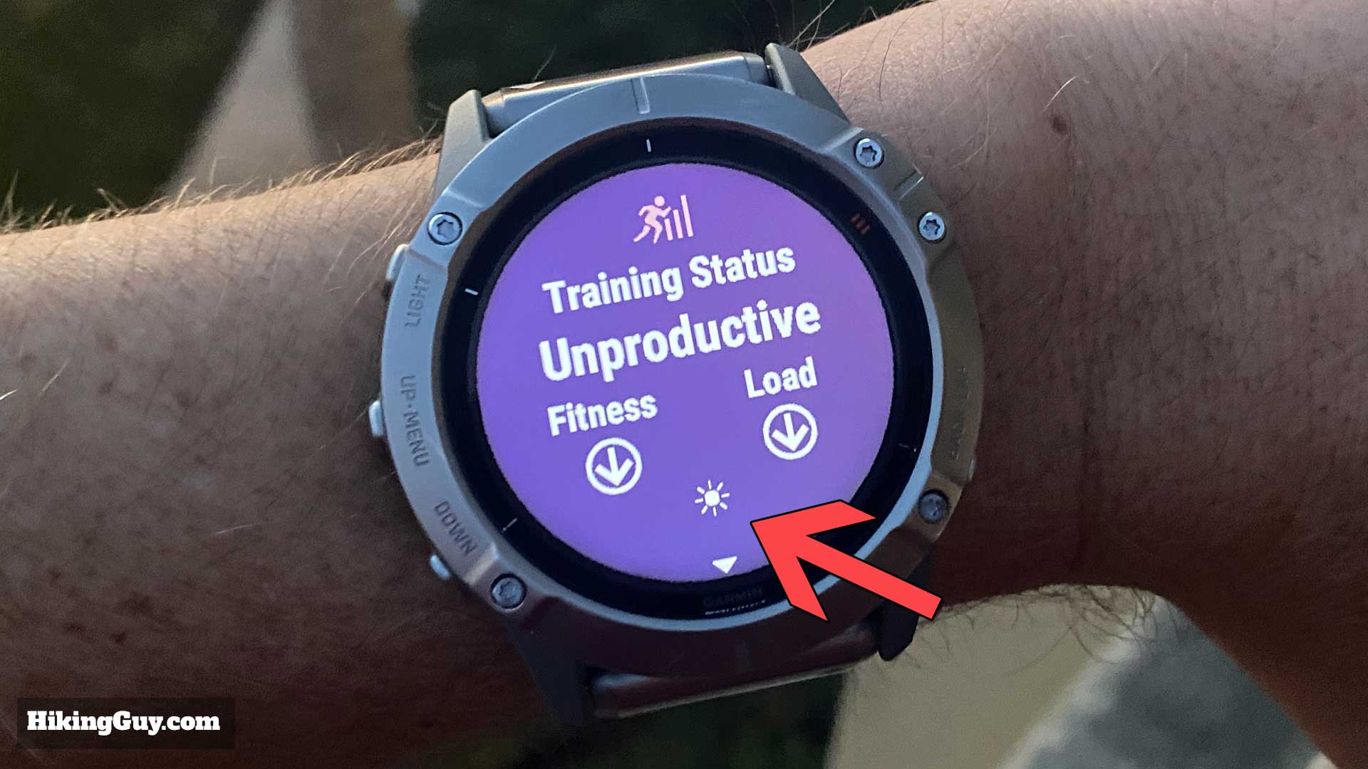 Heat Acclimation Icon On Fenix 6