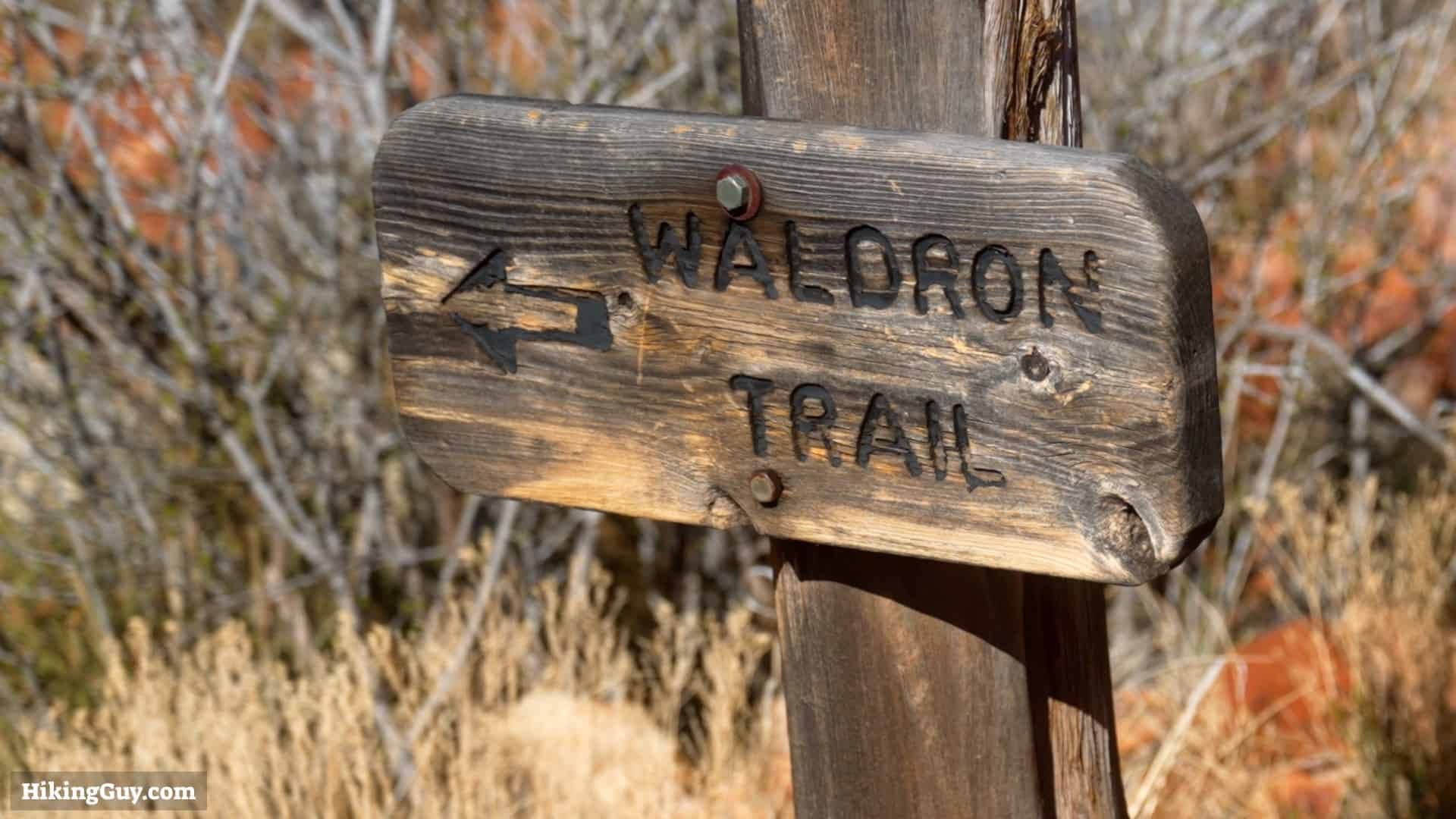 Hermit Trail Sign
