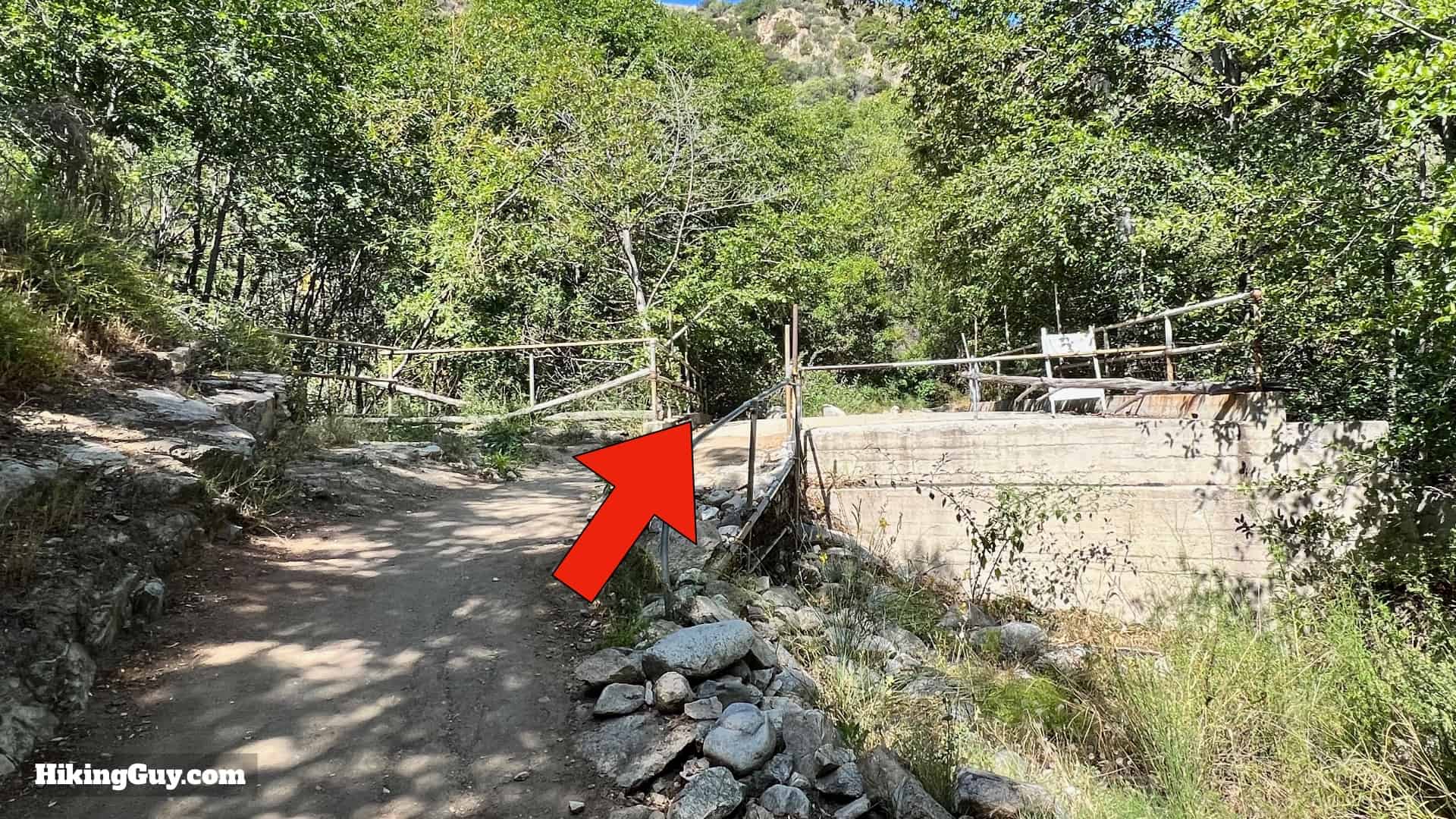 Hike Brown Mountain Dam Directons 14
