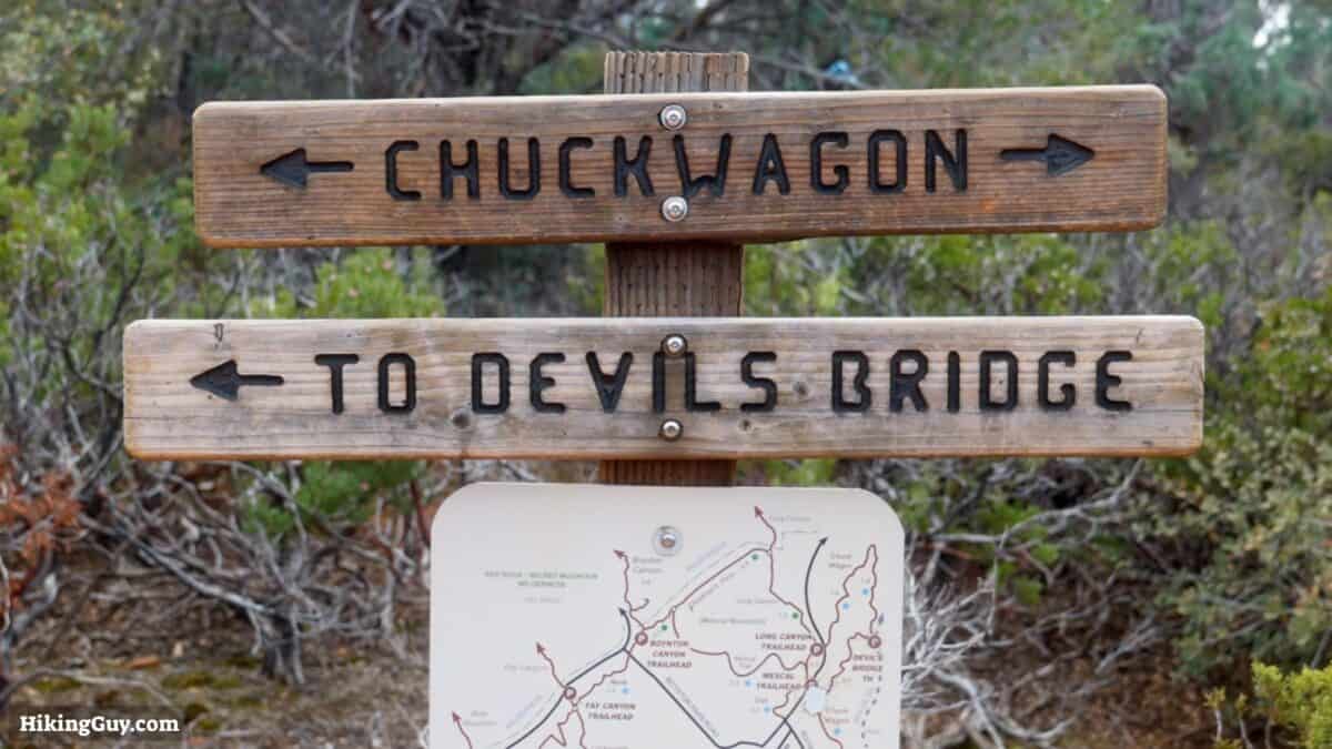 Hike Devils Bridge Sedona Trail Sign