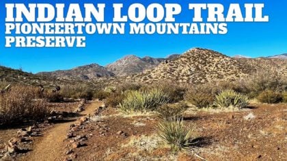 Hike Indian Loop Trail at Pioneertown Mountains Preserve