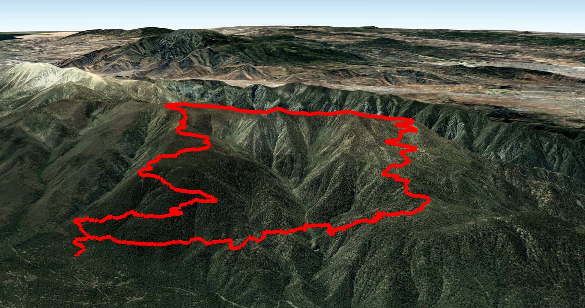 Hike San Bernardino East Peak From Forsee Creek Trail Elevation
