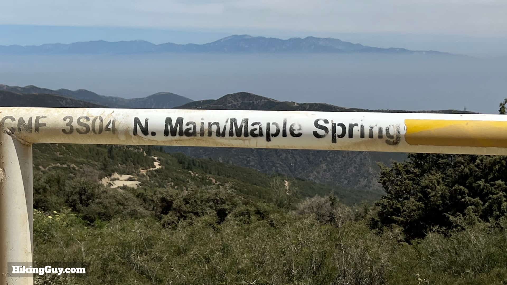 Hike Santiago Peak Modjeska Peak From Maple Springs Directions 16