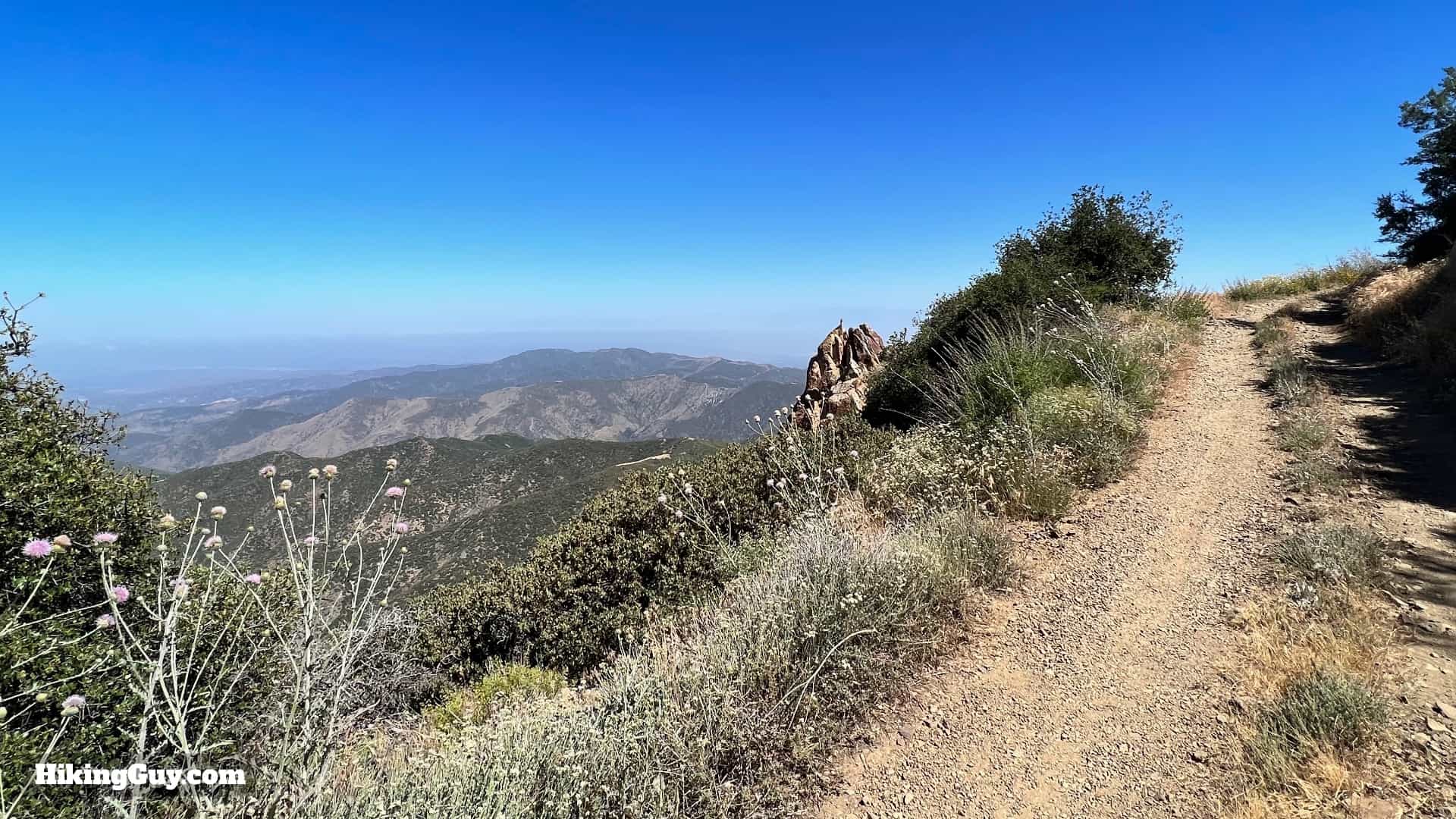Hike Santiago Peak Modjeska Peak From Maple Springs Directions 27