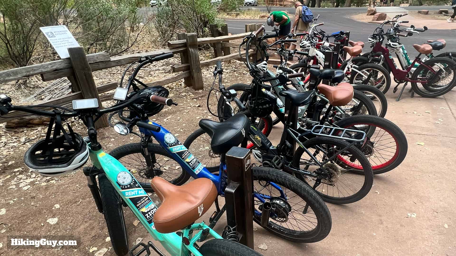 Hike Scout Lookout Zion Bike Rack
