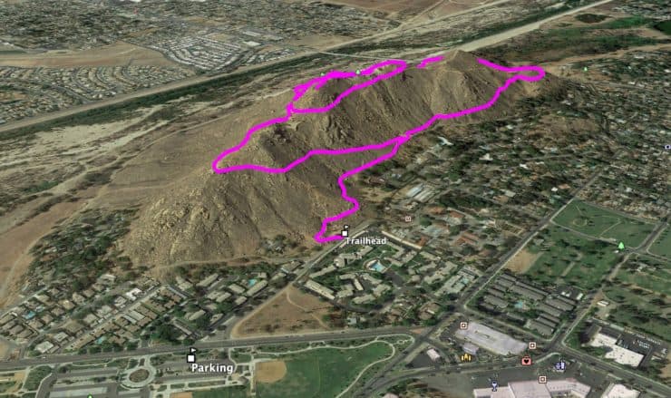 Hike The Mt Rubidoux Trail 3d Map