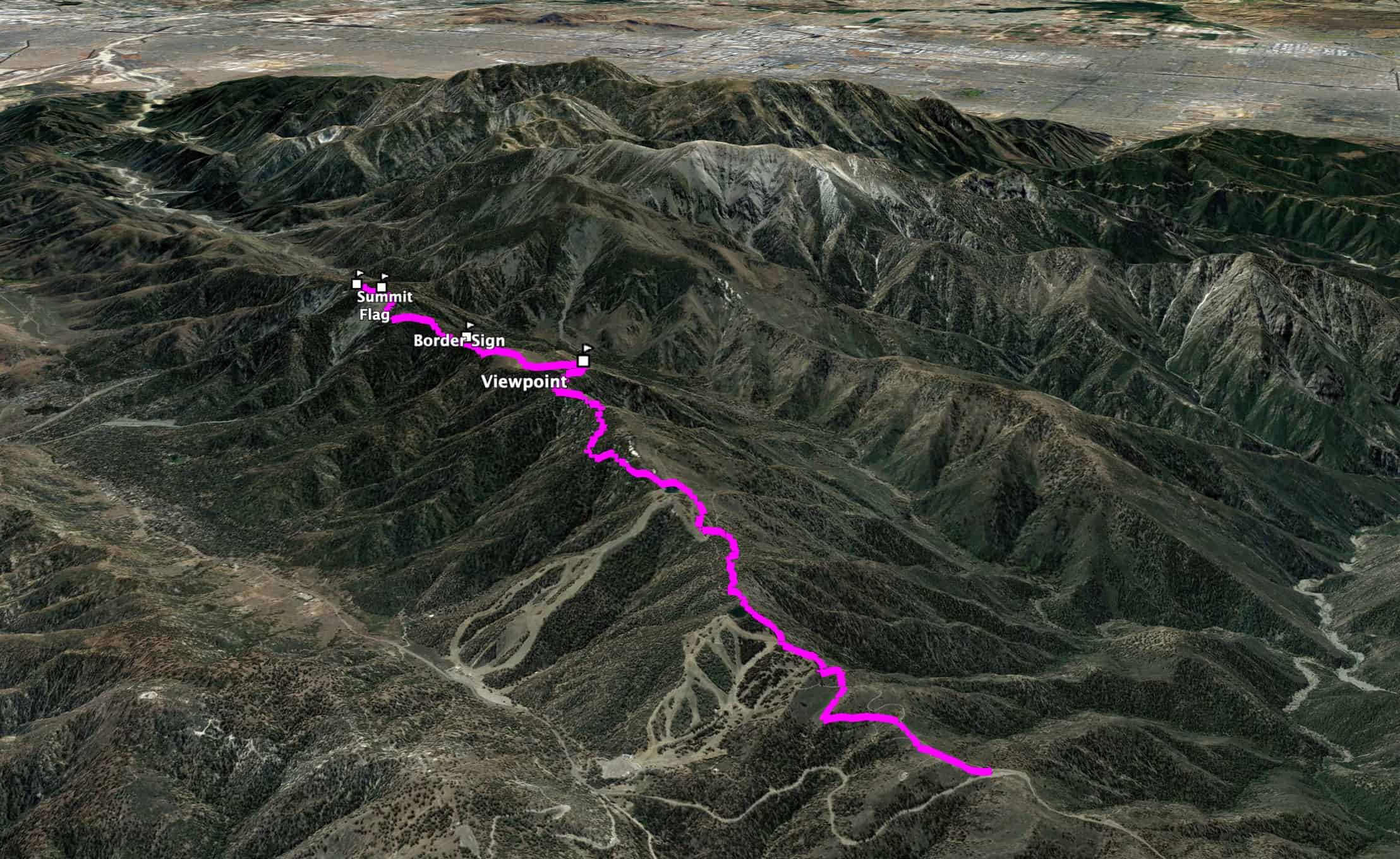 Hike Wright Mountain From Inspiration Point 3d Map