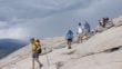 Hikers In Half Dome Rain 2