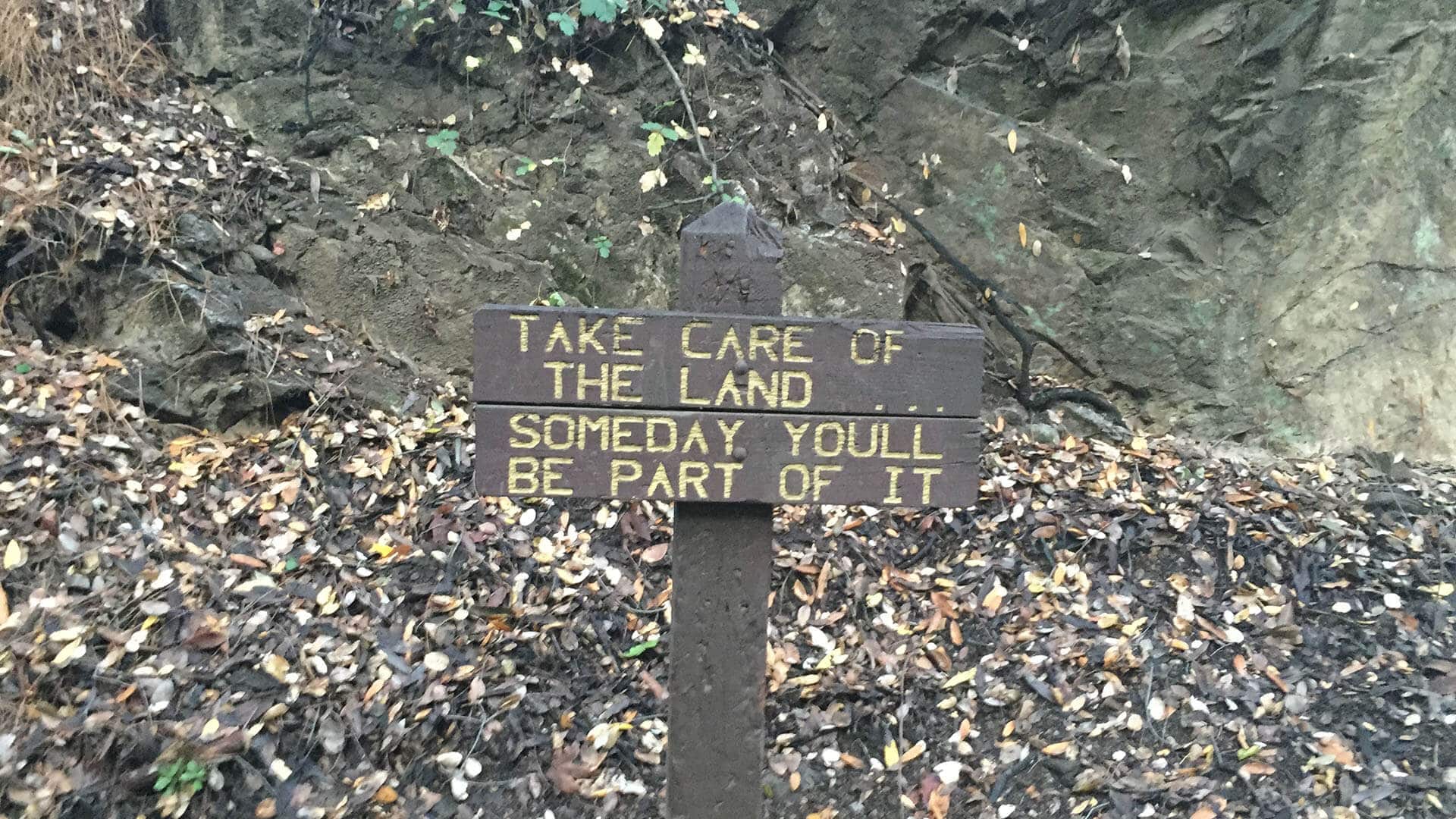 hiking sign
