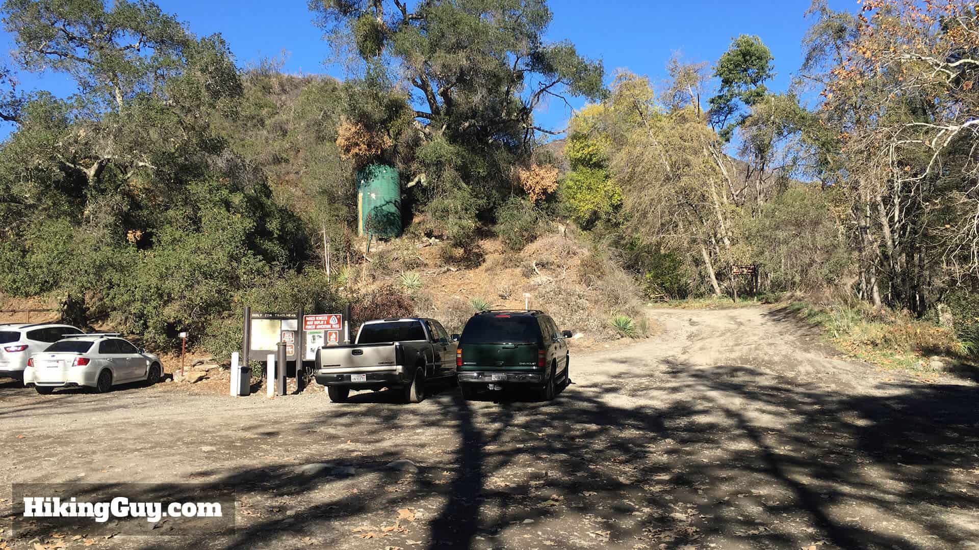 holy jim falls trail parking