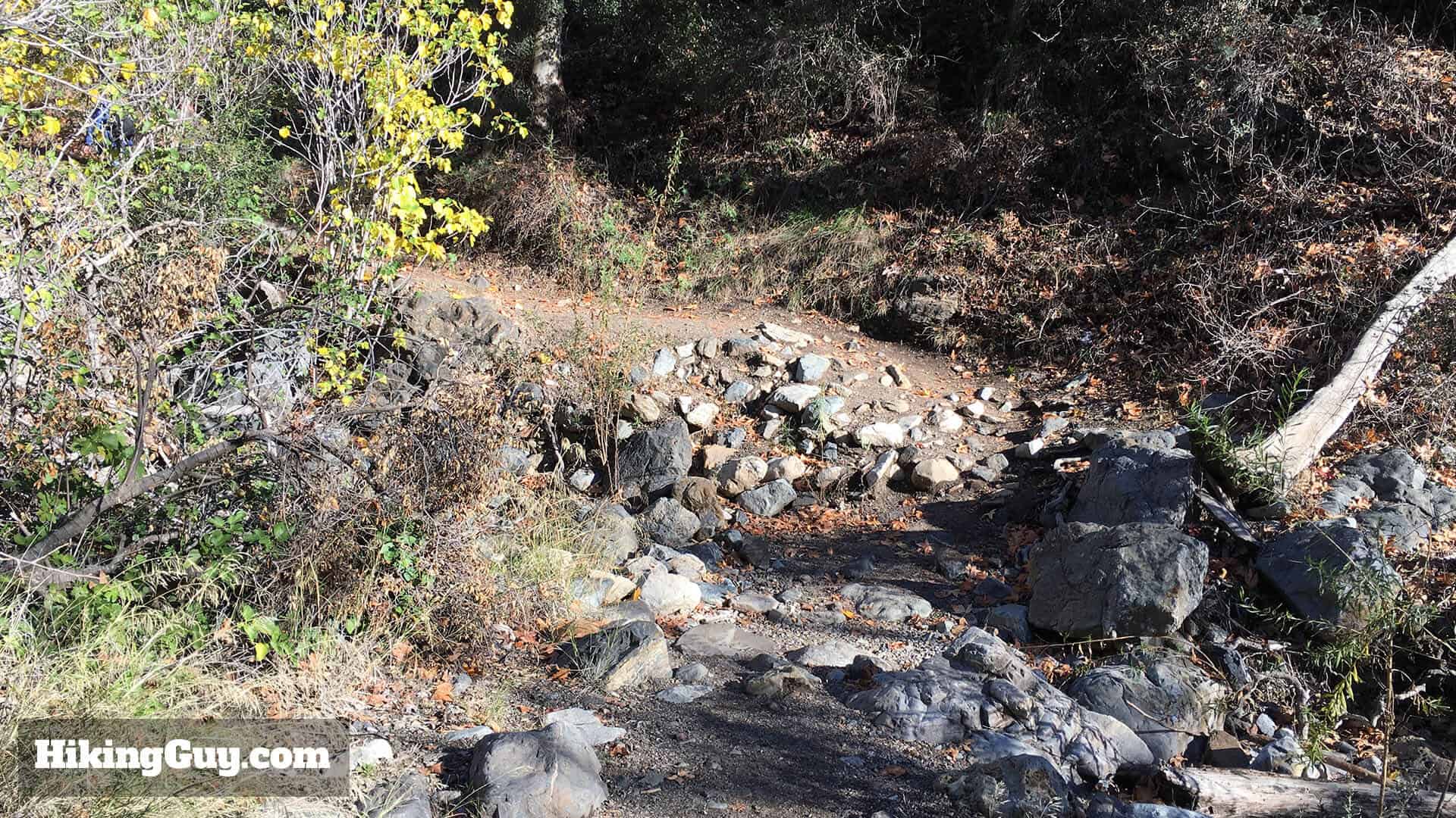 holy jim trail stream crossing